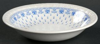 Spode Ermine Blue Coupe Cereal Bowl, Fine China Dinnerware   Centurian,Blue Geom