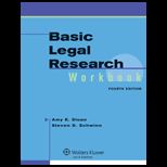 Basic Legal Research   Workbook