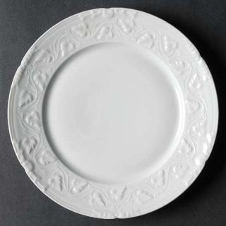 Chas Field Haviland Imperatrice White Salad Plate, Fine China Dinnerware   Imper