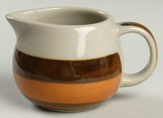 Rorstrand Annika Creamer, Fine China Dinnerware   Brown & Orange Trim