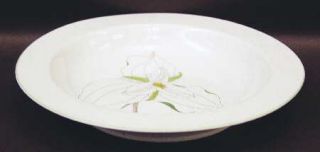 Block China Trillium Rim Soup Bowl, Fine China Dinnerware   Watercolors,Goertzen