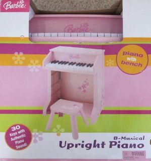 BARBIE B Musical CHILD Size UPRIGHT PIANO with BENCH (2005) Toys & Games