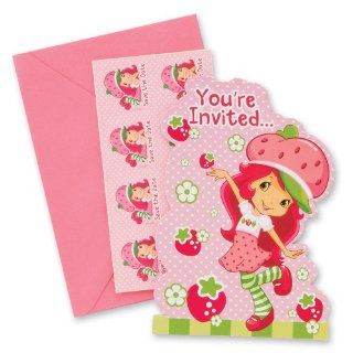 Strawberry Shortcake Party Invitations   Party Supplies   8 per Pack Toys & Games