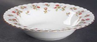 Royal Albert Winsome (White Background) Rim Soup Bowl, Fine China Dinnerware   M