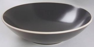 Sasaki China Colorstone Black (Matte,No Texture) 11 Large Salad Serving Bowl, F