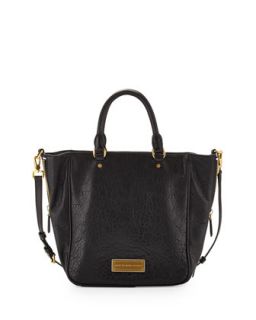 Washed Up Leather Tote Bag, Black   MARC by Marc Jacobs