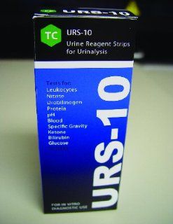 URS 10, URINE REAGENT STRIPS FOR URINALYSIS Health & Personal Care