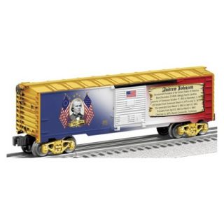 Lionel Trains Made in the USA Presidential Series Boxcar Andrew Johnson