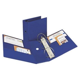 Avery Durable Binder with Two Booster EZD Rings, 5 Capacity   Navy Blue