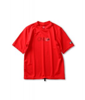 ONeill Kids Skins S/S Rash Tee Kids Swimwear (Red)