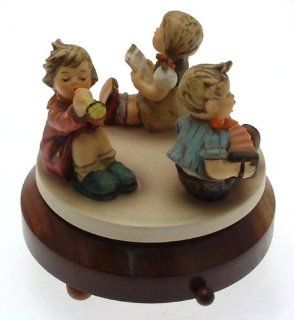 c1964 Goebel Hummel Little Band on Music Box 392 M NEGR127   Collectible Figurines