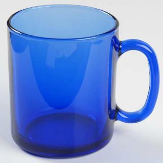 Arcoroc Saphir Mug, Fine China Dinnerware   All Blue,Glass Dinnerware,Rim,Smooth