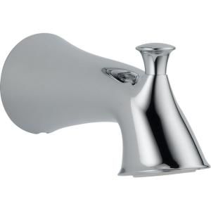 Delta Lahara 6 3/4 in. Non Metallic Pull Up Diverter Tub Spout in Chrome RP51303