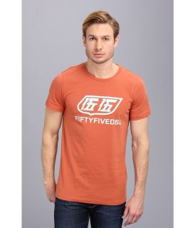 55DSL Fake Tee Mens T Shirt (Orange)