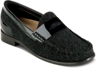 Cole Haan Women's Laurel Moc (Grey Wool/Black, 9) Loafer Flats Shoes