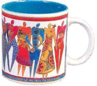 Laurel Burch Ceramic Mug Join Hands By The Each
