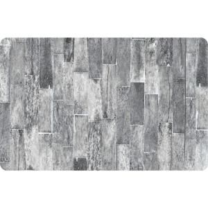 Bungalow Flooring Multi Color 18 in. x 27 in. Neoprene Bone Tile Inlay Door Mat 20389191827