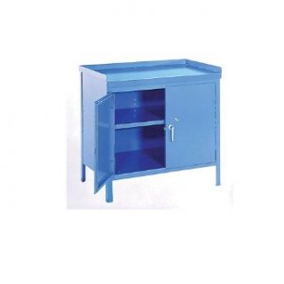 LYON Combination Storage Cabinets and Work Tables   Wedgewood blue