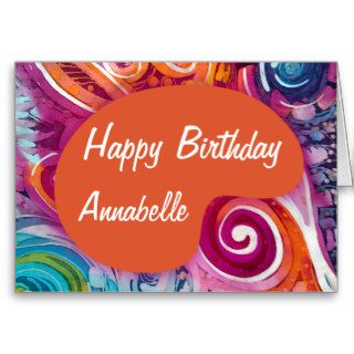 Batik Happy Birthday Card