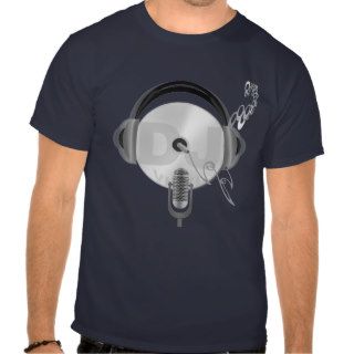 Disc Jockey DJ Vinyl mixing headphone mix deejay T shirt