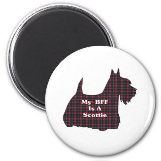 Scottish Terrier BFF Gifts Fridge Magnets