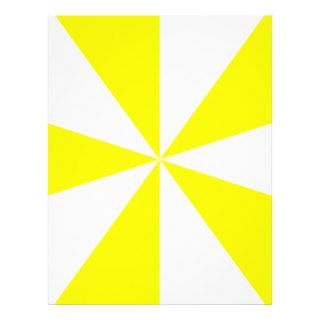 Yellow Starburst Flyer Design