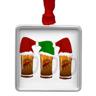 Tres Amigos Christmas Cerveza Christmas Ornament