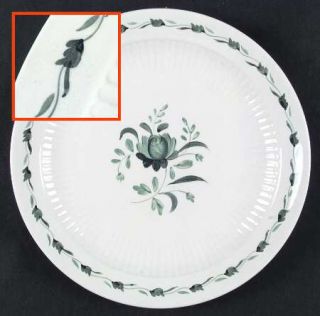 Adams China Lincoln Dinner Plate, Fine China Dinnerware   Empress,Green Leaves/R