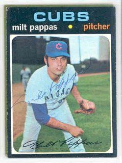 Milt Pappas AUTO 1971 Topps #441 Cubs Sports Collectibles