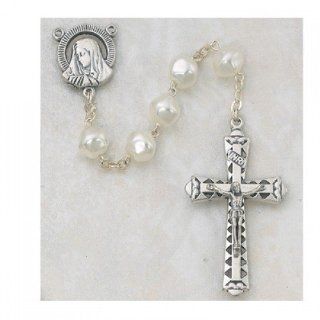 8MM Pearl Rosary Jewelry