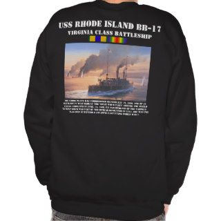 USS Rhode Island BB 17 Sweatshirt