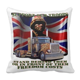 Support Our British Troops Pillows