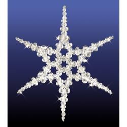 The Beadery 'Snowflake Suncatcher' Beaded Ornament Kit The Beadery Seasonal Crafts