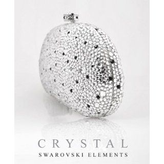 Swarovski Crystal Elements 405 Silver Evening Handbag Shoes