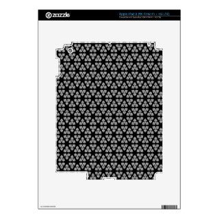 Black and White Triangular Lace Electronics Gift iPad 3 Decals