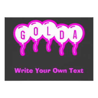 Golda Personalized Announcement
