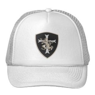 [600] ST 6 Gold Squadron [Black+Tan Patch] Trucker Hats