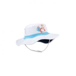 Coolibar UPF 50+ Kid's Infant Beach Bucket Hat   Sun Protection (One Size   Hermit Crab) Clothing