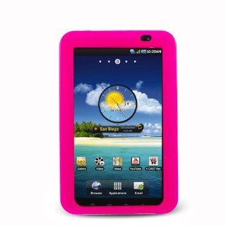 Samsung i800 Galaxy TAB Gel Skin Case   Hot Pink Cell Phones & Accessories