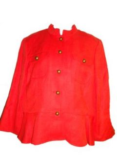 Ralph Lauren Women's Dress Jacket, Size14, Paprika/Orange Blazers And Sports Jackets