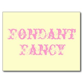 Fondant Fancy Postcard