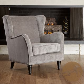 Christopher Knight Home Flores Grey Jacquard Club Chair Christopher Knight Home Chairs
