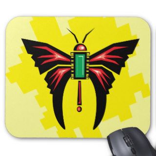 Robot Butterfly Hi Tech Mousepad