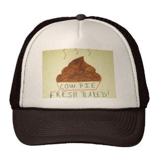 Awesome Cow Pie Clothing Mesh Hats