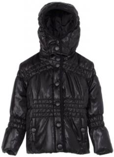 Weatherproof Girls 2 6x Romance Cire Jacket,Black,5 Clothing