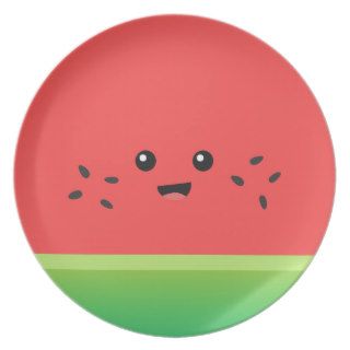 Cute Watermelon, Happy and Cheerful Party Plates