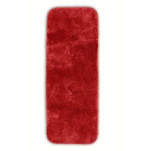 Garland Rug Finest Luxury Chili Pepper Red 22 in. x 60 in. Washable Bathroom Accent Rug PRE 2260 04