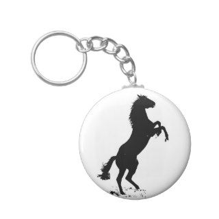 Rearing Horse Key Chains