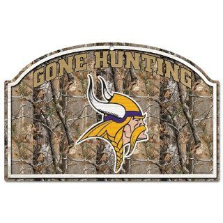 Minnesota Vikings Official NFL 17"x11" Wood Sign by Wincraft  Sports Fan Decorative Plaques  Sports & Outdoors