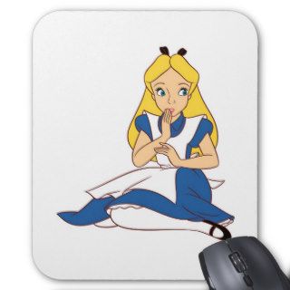 Alice In Wonderland Sitting Down Disney Mousepad